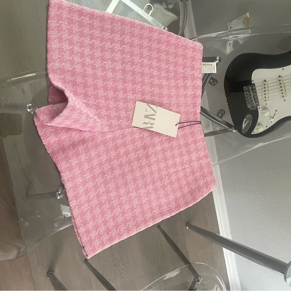 Zara Pink Skort with Retro Flare - Picture 2 of 3